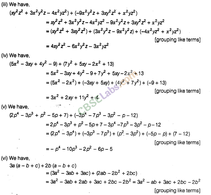 NCERT Exemplar Class 8 Maths Chapter 7 Algebraic Expressions, Identities and Factorisation img-80