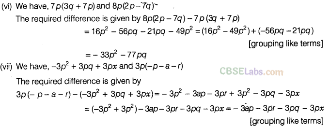 NCERT Exemplar Class 8 Maths Chapter 7 Algebraic Expressions, Identities and Factorisation img-85