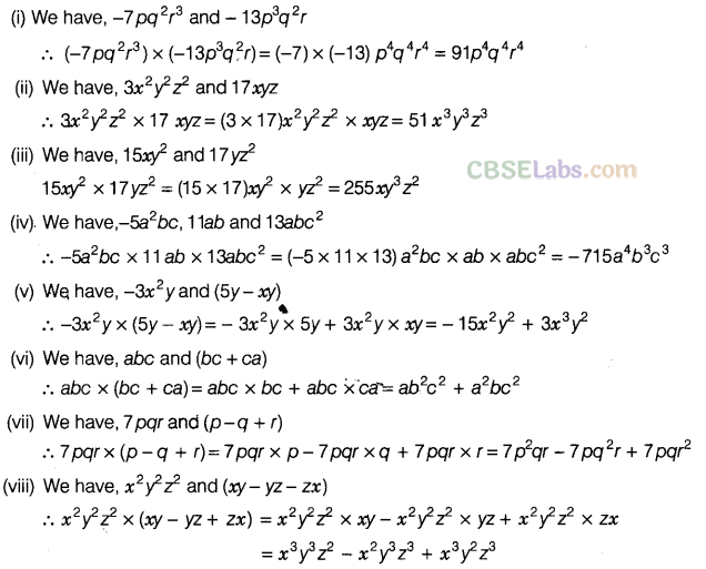 NCERT Exemplar Class 8 Maths Chapter 7 Algebraic Expressions, Identities and Factorisation img-88
