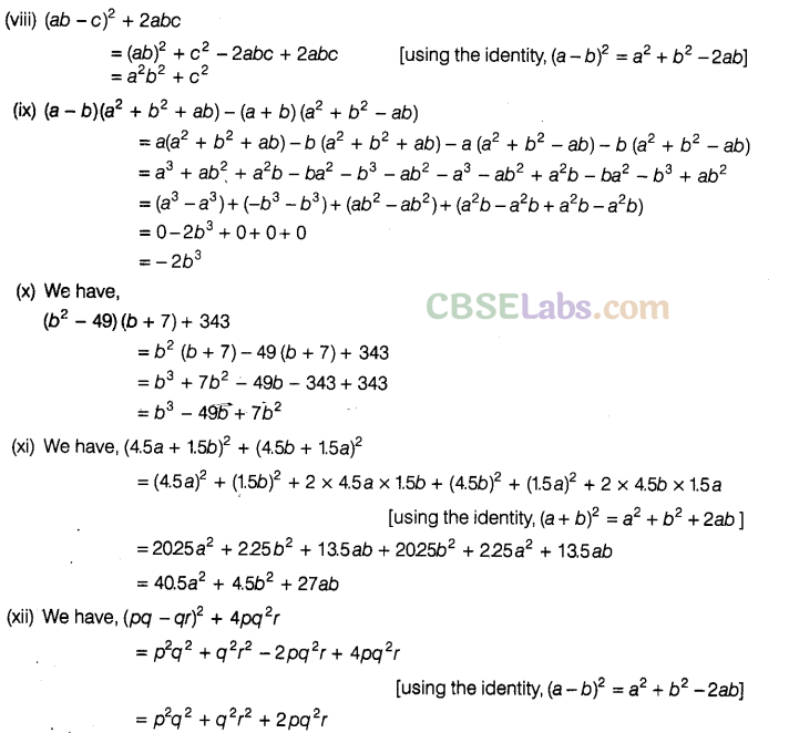 NCERT Exemplar Class 8 Maths Chapter 7 Algebraic Expressions, Identities and Factorisation img-98
