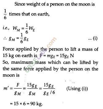 NCERT Exemplar Class 9 Science Chapter 10 Gravitation img-1