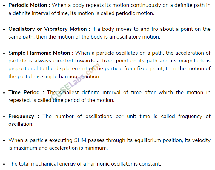 Oscillations Class 11 Notes Physics Chapter 14 img-15