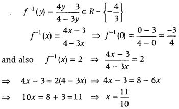 Relations and Functions Class 12 Maths Important Questions Chapter 1 20