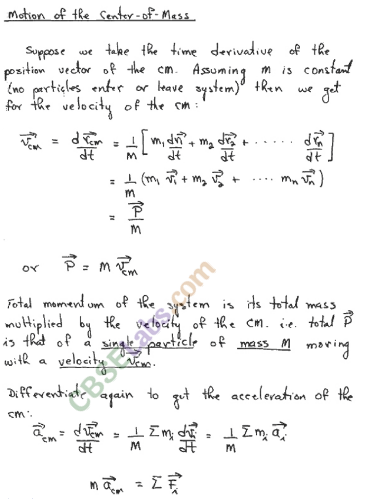 Systems of Particles and Rotational Motion Class 11 Notes Physics Chapter 7 img-3