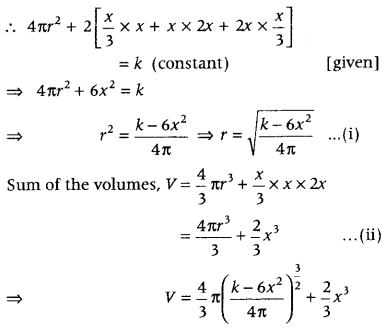 Application of Derivatives Class 12 Important Questions Chapter 6 71