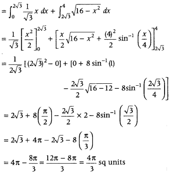 Application of Integrals Class 12 Maths Important Questions Chapter 8 19