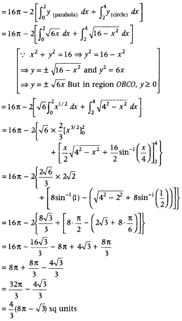 Application of Integrals Class 12 Maths Important Questions Chapter 8 45