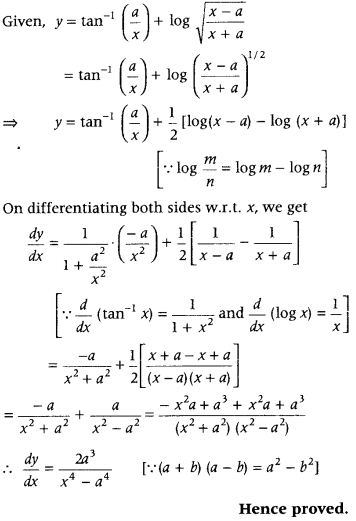 Continuity and Differentiability Class 12 Maths Important Questions Chapter 5 100