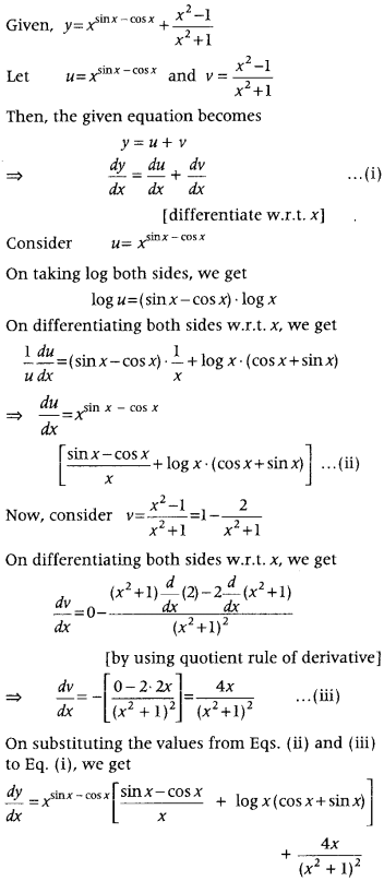 Continuity and Differentiability Class 12 Maths Important Questions Chapter 5 114