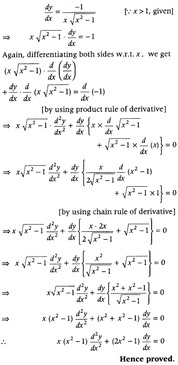 Continuity and Differentiability Class 12 Maths Important Questions Chapter 5 124