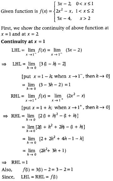 Continuity and Differentiability Class 12 Maths Important Questions Chapter 5 126