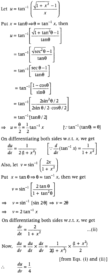 Continuity and Differentiability Class 12 Maths Important Questions Chapter 5 71