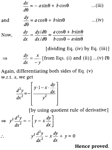 Continuity and Differentiability Class 12 Maths Important Questions Chapter 5 80