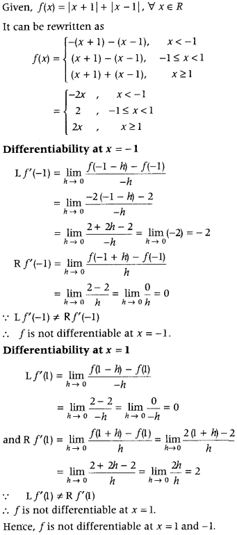 Continuity and Differentiability Class 12 Maths Important Questions Chapter 5 81