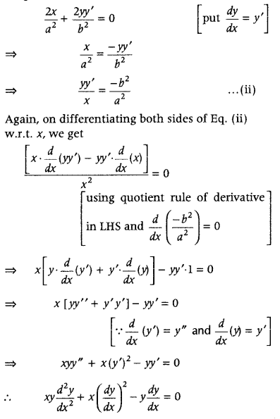 Differential Equations Class 12 Important Questions Chapter 9 10