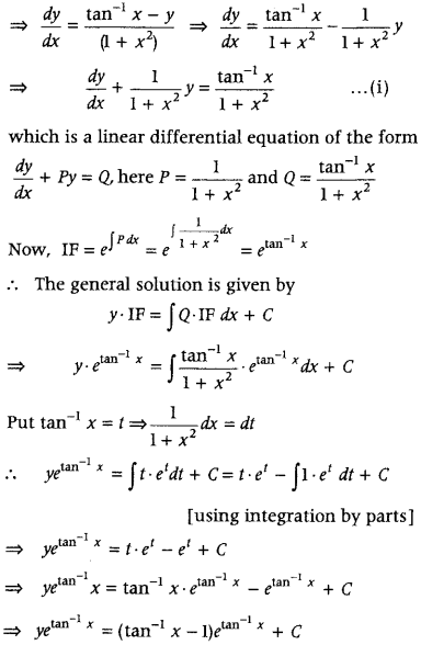 Differential Equations Class 12 Important Questions Chapter 9 26