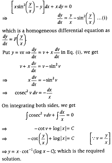 Differential Equations Class 12 Important Questions Chapter 9 71