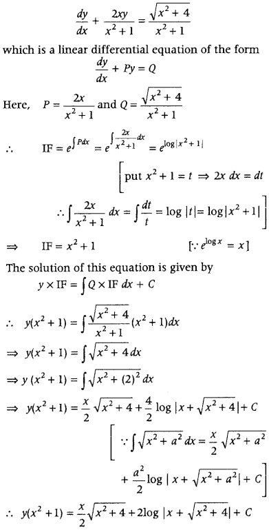 Differential Equations Class 12 Important Questions Chapter 9 79