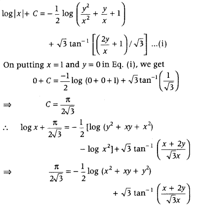 Differential Equations Class 12 Important Questions Chapter 9 82