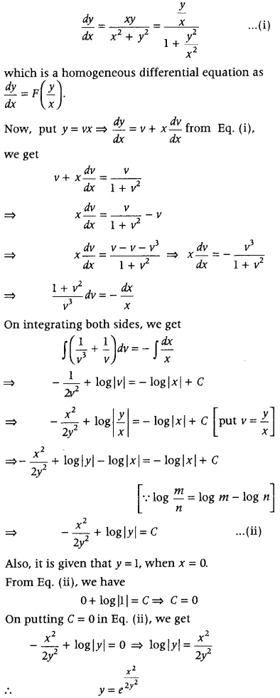 Differential Equations Class 12 Important Questions Chapter 9 83