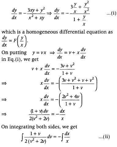 Differential Equations Class 12 Important Questions Chapter 9 89