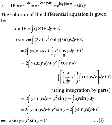 Differential Equations Class 12 Important Questions Chapter 9 93