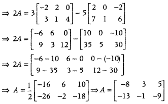Matrices Class 12 Maths Important Questions Chapter 3 15