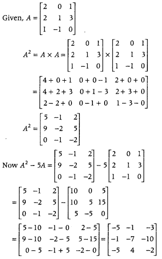 Matrices Class 12 Maths Important Questions Chapter 3 16
