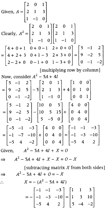 Matrices Class 12 Maths Important Questions Chapter 3 19