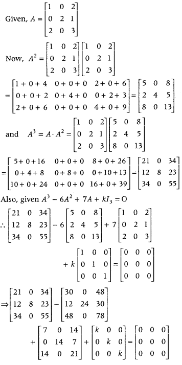 Matrices Class 12 Maths Important Questions Chapter 3 21