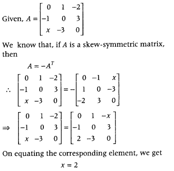 Matrices Class 12 Maths Important Questions Chapter 3 28