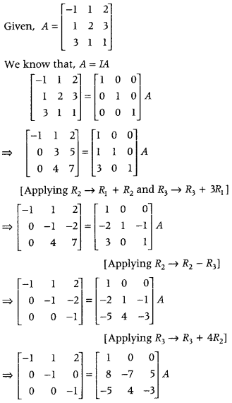 Matrices Class 12 Maths Important Questions Chapter 3 39