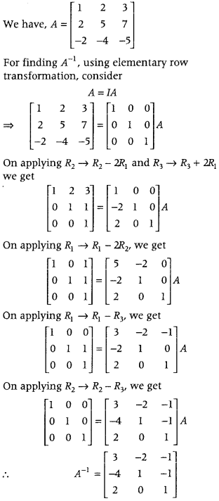 Matrices Class 12 Maths Important Questions Chapter 3 42
