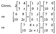 Matrices Class 12 Maths Important Questions Chapter 3 5