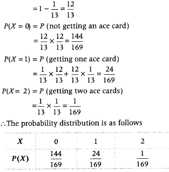 Probability Class 12 Maths Important Questions Chapter 13 52