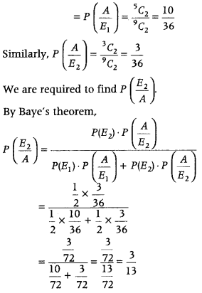 Probability Class 12 Maths Important Questions Chapter 13 57