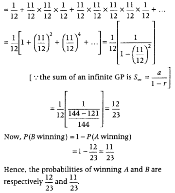 Probability Class 12 Maths Important Questions Chapter 13 6