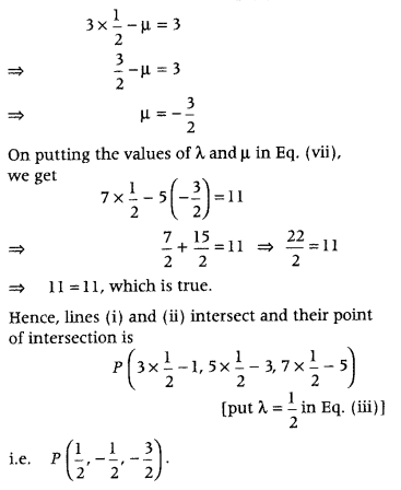 Three Dimensional Geometry Class 12 Maths Important Questions Chapter 11 23