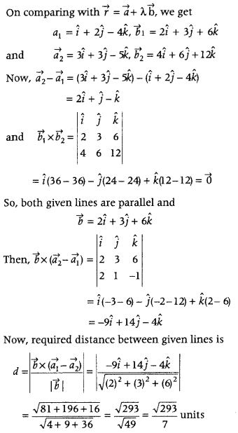Three Dimensional Geometry Class 12 Maths Important Questions Chapter 11 26
