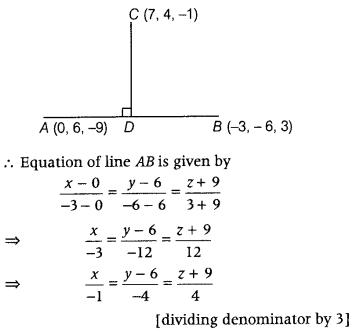 Three Dimensional Geometry Class 12 Maths Important Questions Chapter 11 40