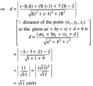 Three Dimensional Geometry Class 12 Maths Important Questions Chapter 11 70