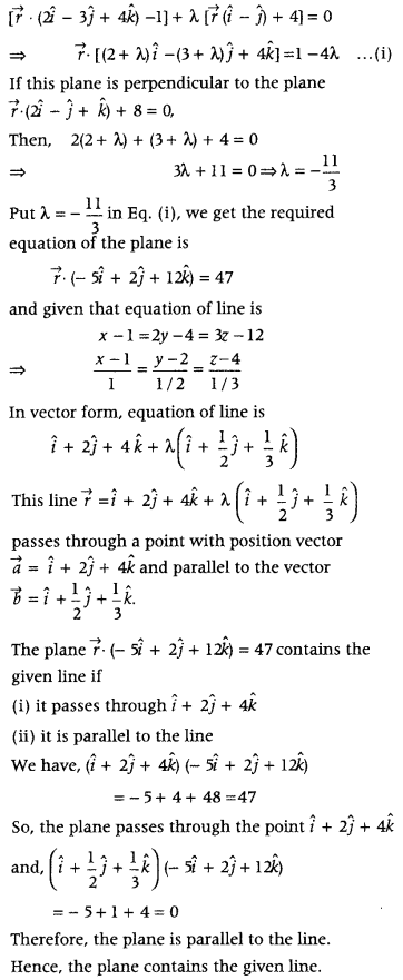 Three Dimensional Geometry Class 12 Maths Important Questions Chapter 11 79