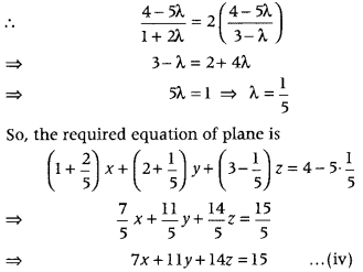 Three Dimensional Geometry Class 12 Maths Important Questions Chapter 11 89