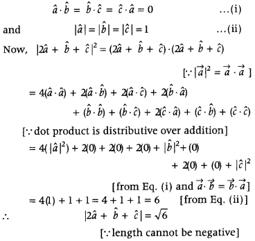 Vector Algebra Class 12 Maths Important Questions Chapter 10 29