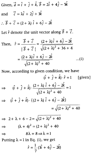 Vector Algebra Class 12 Maths Important Questions Chapter 10 55