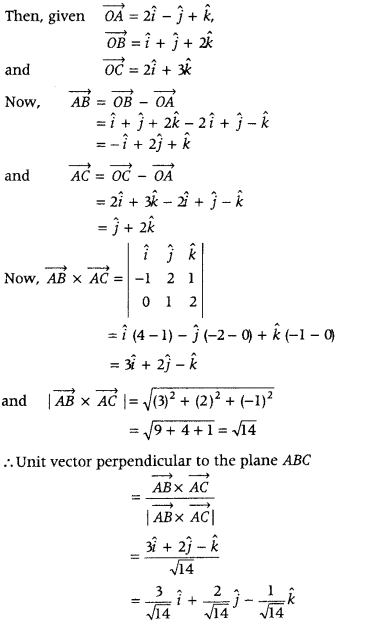 Vector Algebra Class 12 Maths Important Questions Chapter 10 77