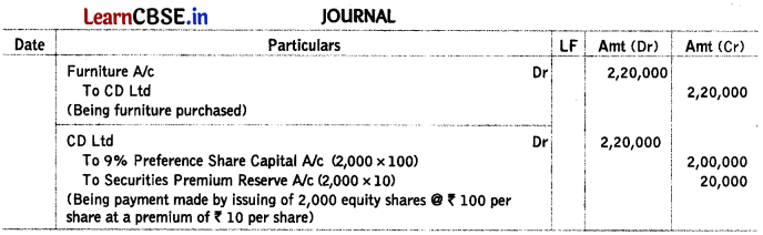 Accounting for Share Capital Class 12 Important Questions and Answers Accountancy Chapter 7 Img 12