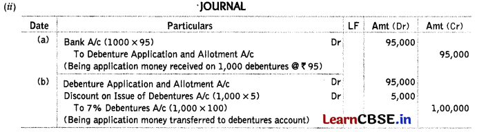 Issue and Redemption of Debentures Class 12 Important Questions and Answers Accountancy Chapter 7 Img 26