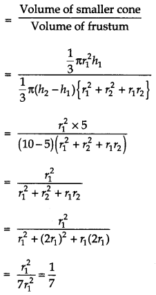 Surface Areas and Volumes Class 10 Extra Questions Maths Chapter 13 23