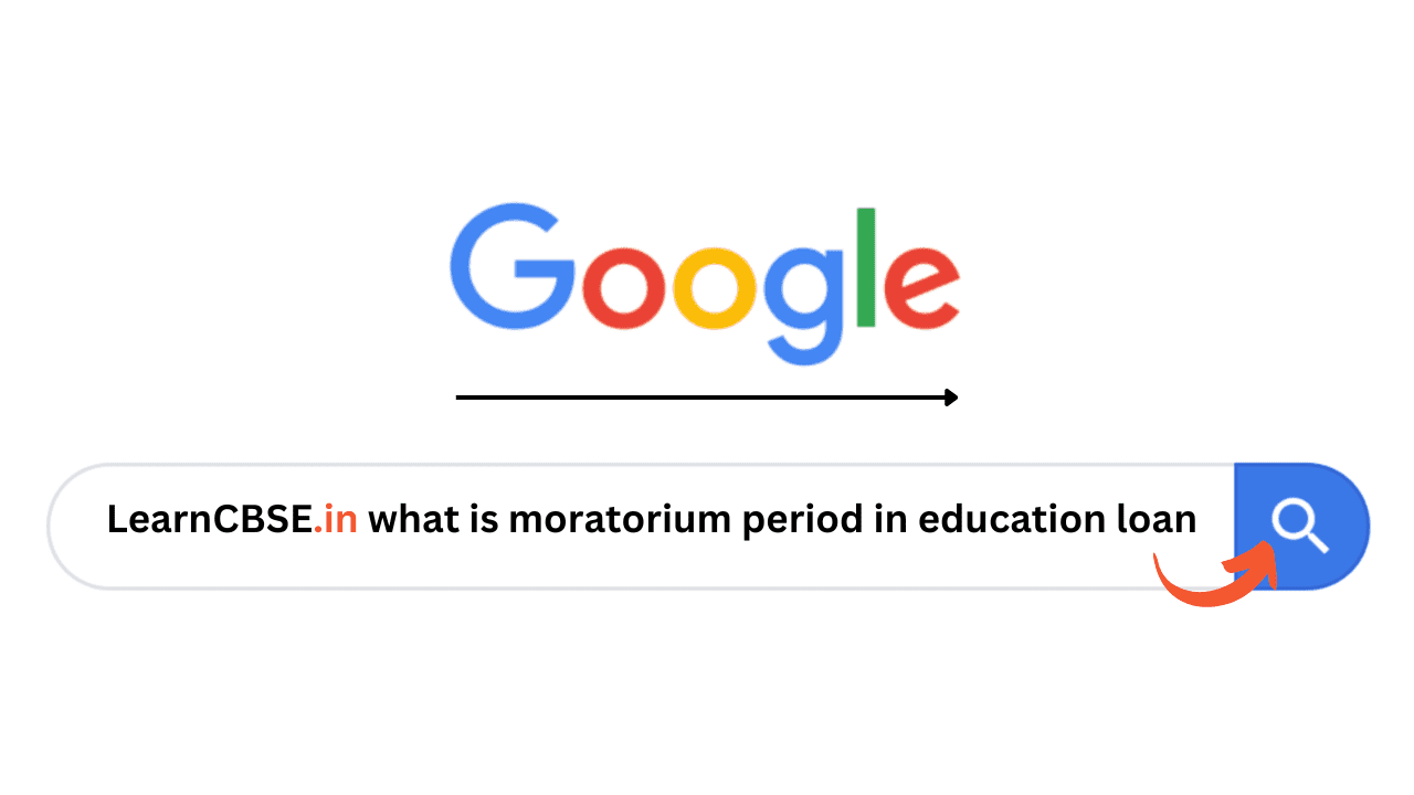 what is moratorium period in education loan